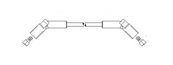 BREMI 6A7452 Провід запалювання