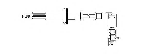 BREMI 72158 Провід запалювання