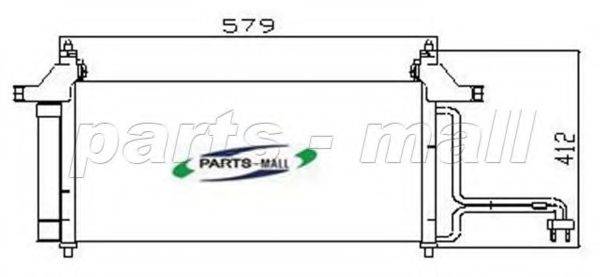 PARTS-MALL PXNCX040G Конденсатор, кондиціонер