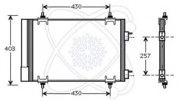 ELECTRO AUTO 30C0056 Конденсатор, кондиціонер