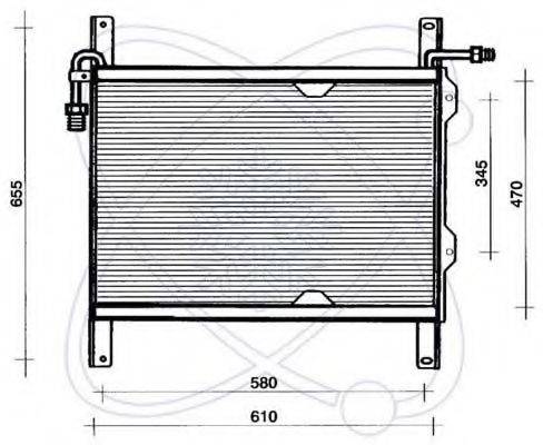 ELECTRO AUTO 30D0008 Конденсатор, кондиціонер