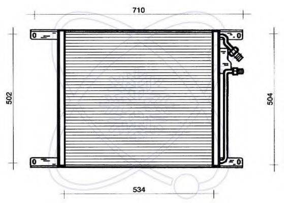 ELECTRO AUTO 30D0021 Конденсатор, кондиціонер