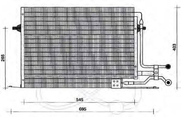 ELECTRO AUTO 30G0006 Конденсатор, кондиціонер