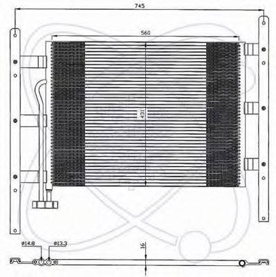 ELECTRO AUTO 30K0022 Конденсатор, кондиціонер