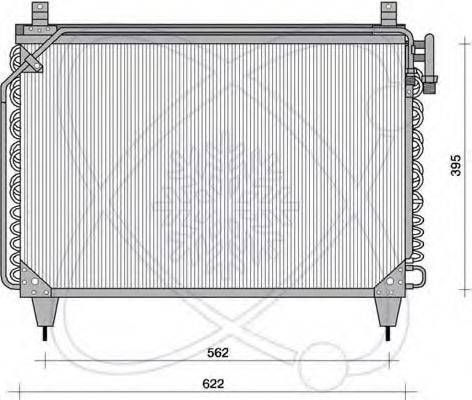 ELECTRO AUTO 30M0014 Конденсатор, кондиціонер