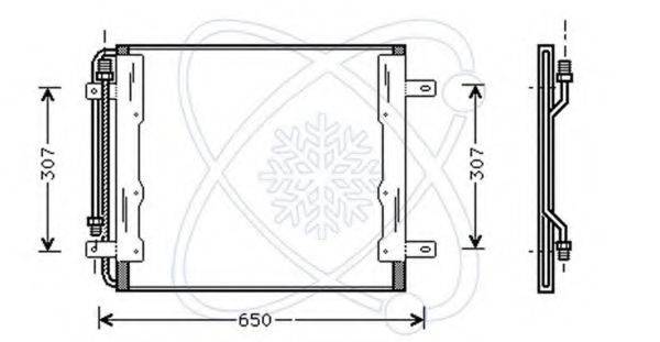 ELECTRO AUTO 30M0098 Конденсатор, кондиціонер