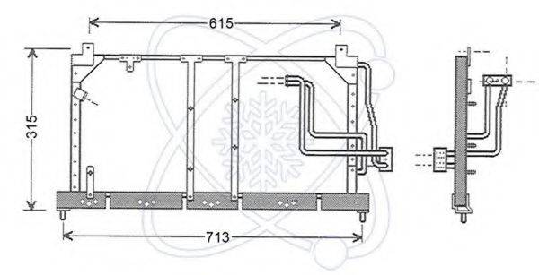 ELECTRO AUTO 30O0005 Конденсатор, кондиціонер