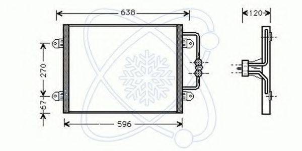 ELECTRO AUTO 30R0008 Конденсатор, кондиціонер