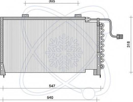 ELECTRO AUTO 30Z0004 Конденсатор, кондиціонер