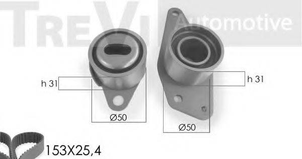 TREVI AUTOMOTIVE KD1010 Комплект ременя ГРМ