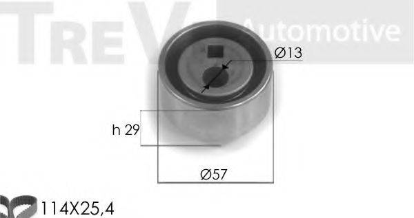 TREVI AUTOMOTIVE KD1087 Комплект ременя ГРМ