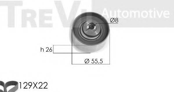 TREVI AUTOMOTIVE KD1091 Комплект ременя ГРМ