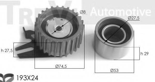 TREVI AUTOMOTIVE KD1106 Комплект ременя ГРМ