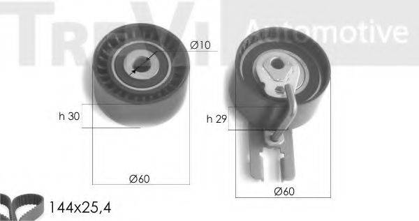 TREVI AUTOMOTIVE KD1227 Комплект ременя ГРМ