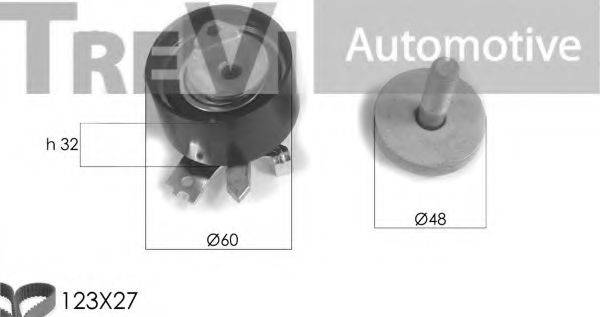 TREVI AUTOMOTIVE KD1242 Комплект ременя ГРМ