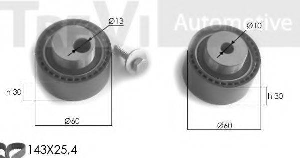 TREVI AUTOMOTIVE KD1259 Комплект ременя ГРМ