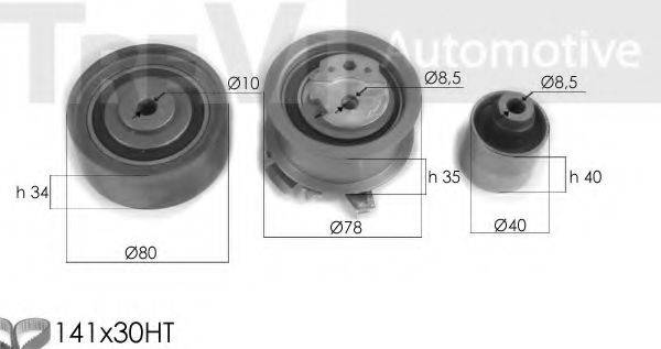 TREVI AUTOMOTIVE KD1313 Комплект ременя ГРМ