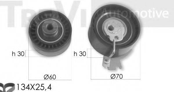 TREVI AUTOMOTIVE KD1364 Комплект ременя ГРМ