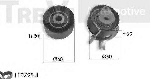 TREVI AUTOMOTIVE KD1422 Комплект ременя ГРМ