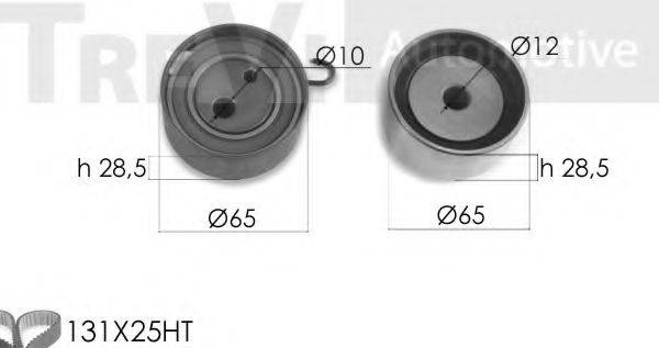 TREVI AUTOMOTIVE KD1445 Комплект ременя ГРМ