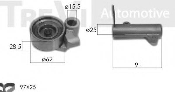 TREVI AUTOMOTIVE KD1470 Комплект ременя ГРМ