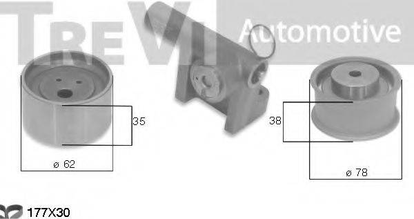 TREVI AUTOMOTIVE KD1512 Комплект ременя ГРМ