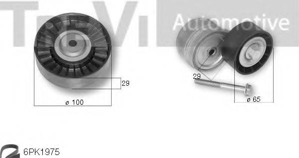 TREVI AUTOMOTIVE KA1131 Полікліновий ремінний комплект