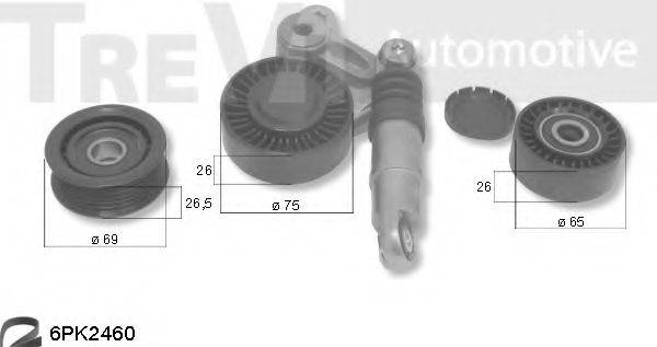 TREVI AUTOMOTIVE KA1214 Полікліновий ремінний комплект