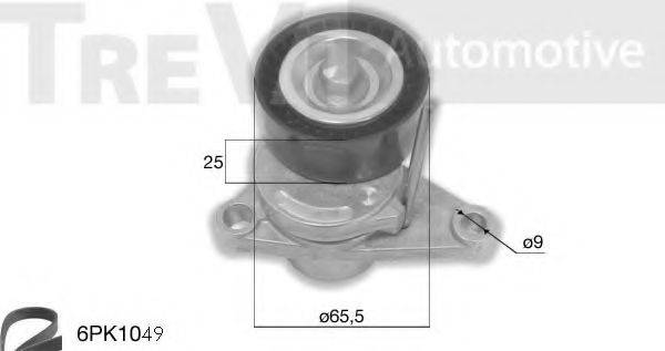 TREVI AUTOMOTIVE KA1243 Полікліновий ремінний комплект