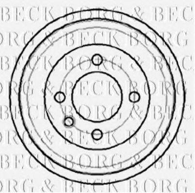 BORG & BECK BBR7043 Гальмівний барабан