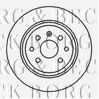 BORG & BECK BBD4029 гальмівний диск