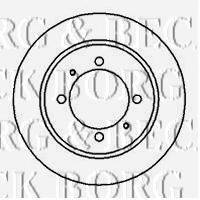 BORG & BECK BBD4215 гальмівний диск