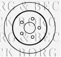 BORG & BECK BBD4265 гальмівний диск