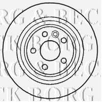 BORG & BECK BBD4587 гальмівний диск