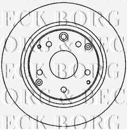 BORG & BECK BBD4612 гальмівний диск