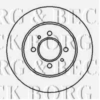 BORG & BECK BBD5101 гальмівний диск