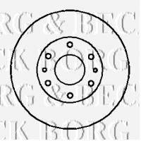 BORG & BECK BBD5123 гальмівний диск