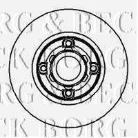 BORG & BECK BBD5936S гальмівний диск