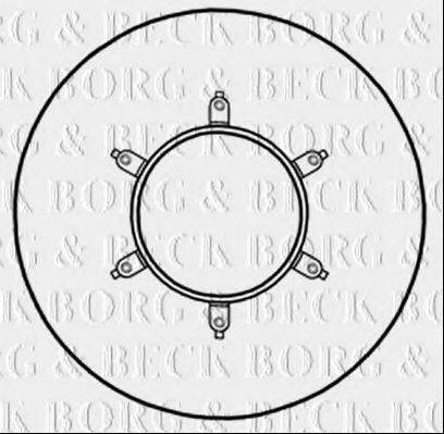 BORG & BECK BBD6014S гальмівний диск