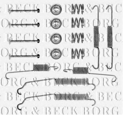 BORG & BECK BBK6078 Комплектуючі, колодки дискового гальма