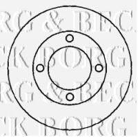BORG & BECK BBD4144 гальмівний диск