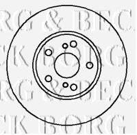 BORG & BECK BBD4169 гальмівний диск