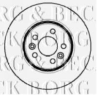 BORG & BECK BBD4251 гальмівний диск