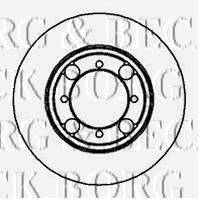 BORG & BECK BBD5154 гальмівний диск