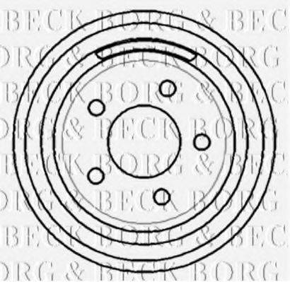 BORG & BECK BBR7142 Гальмівний барабан