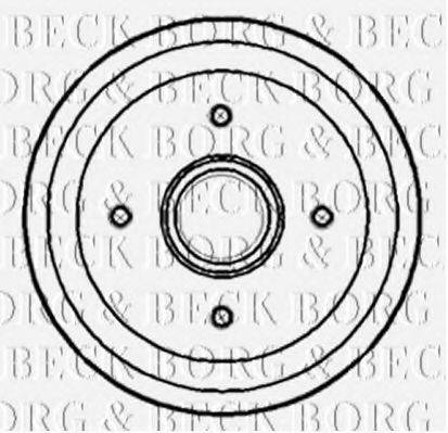 BORG & BECK BBR7149 Гальмівний барабан