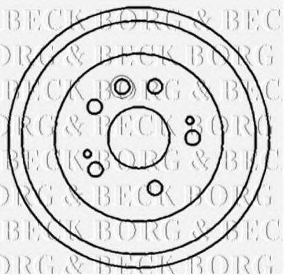 BORG & BECK BBR7180 Гальмівний барабан