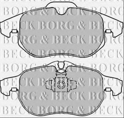 BORG & BECK BBP2354 Комплект гальмівних колодок, дискове гальмо