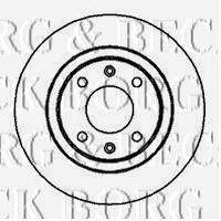 BORG & BECK BBD4006 гальмівний диск