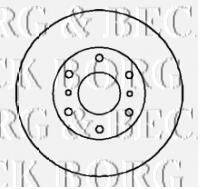 BORG & BECK BBD4357 гальмівний диск